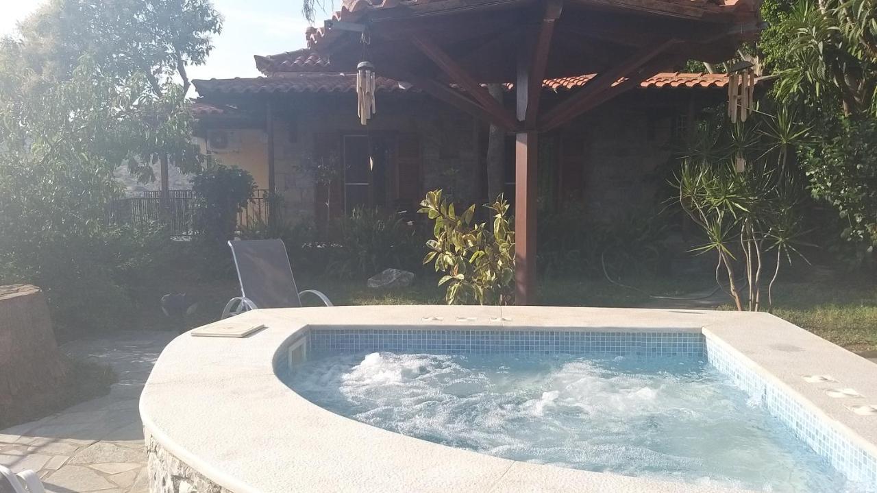 Villa Onar A Stone House With Amazing View Stoúpa Exterior foto