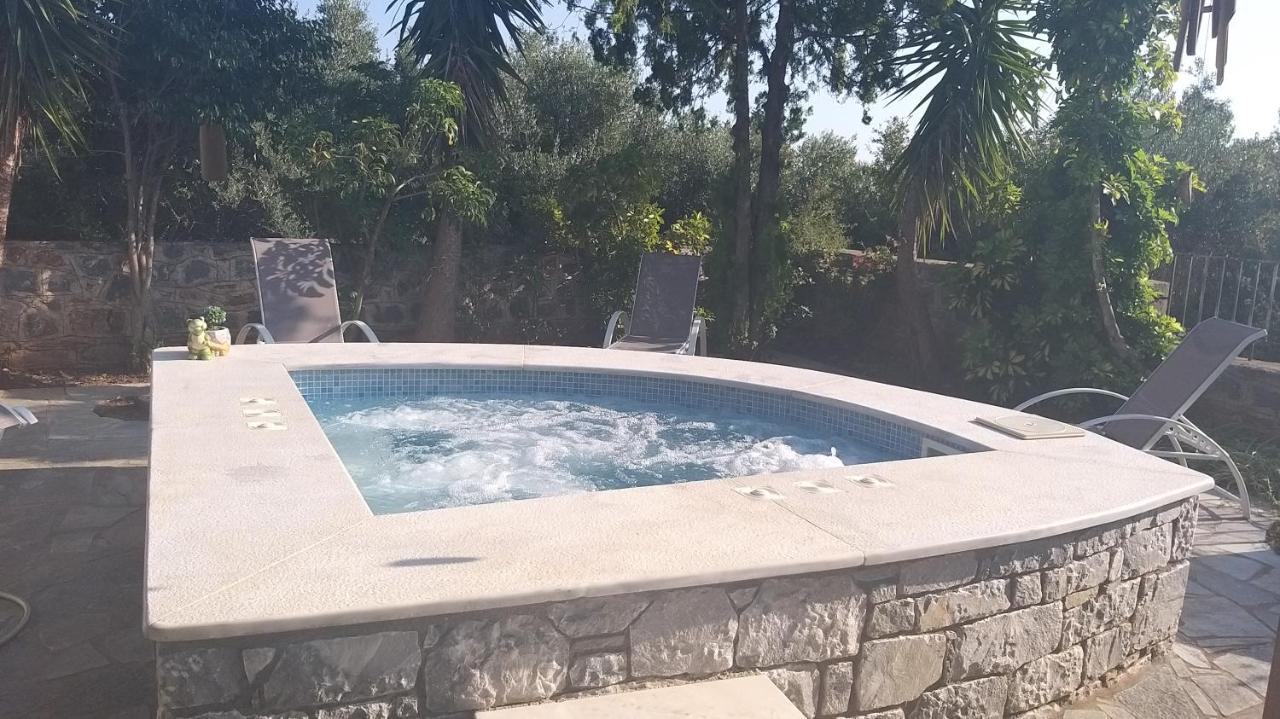 Villa Onar A Stone House With Amazing View Stoúpa Exterior foto